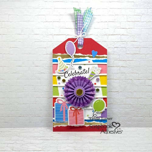 Celebrate Birthday Jumbo Tag by Leslie Turner for Scrapbook Adhesives by 3L
