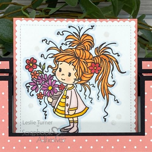 Fabulous Swing Easel Card by Leslie Turner for Scrapbook Adhesives by 3L 