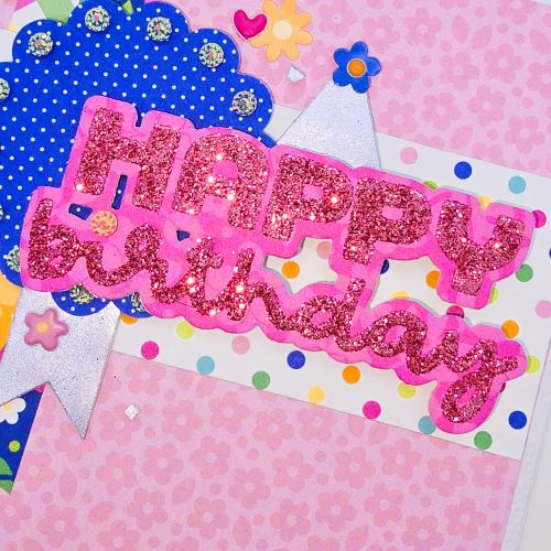 Festive Summer Birthday Card by Kristin Rizzo for Scrapbook Adhesives by 3L