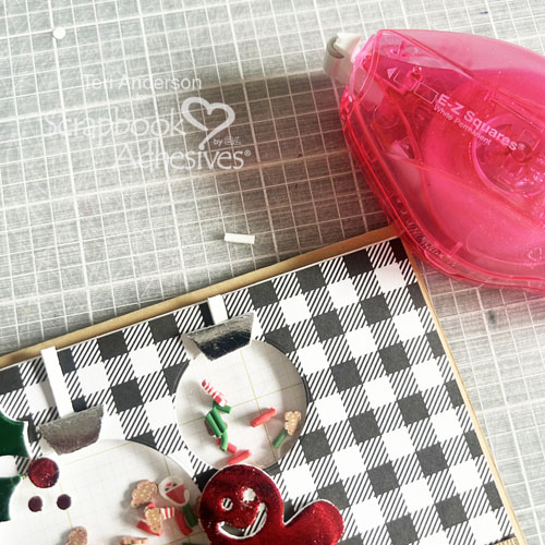 Sending Holiday Cheer Card by Teri Anderson for Scrapbook Adhesives by 3L