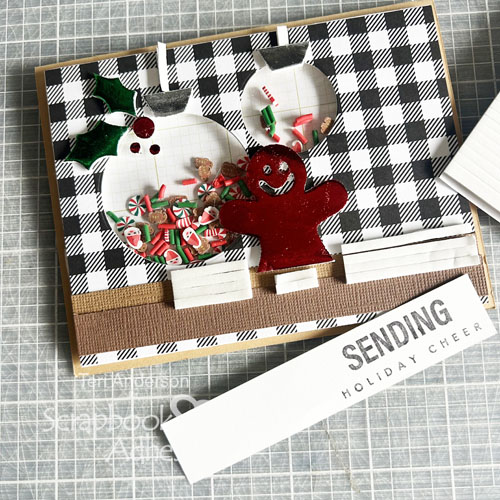 Sending Holiday Cheer Card by Teri Anderson for Scrapbook Adhesives by 3L