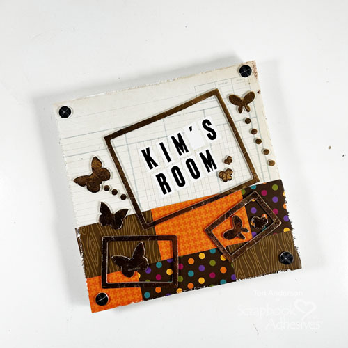 Personalized Canvas Home Decor by Teri Anderson for Scrapbook Adhesives by 3L