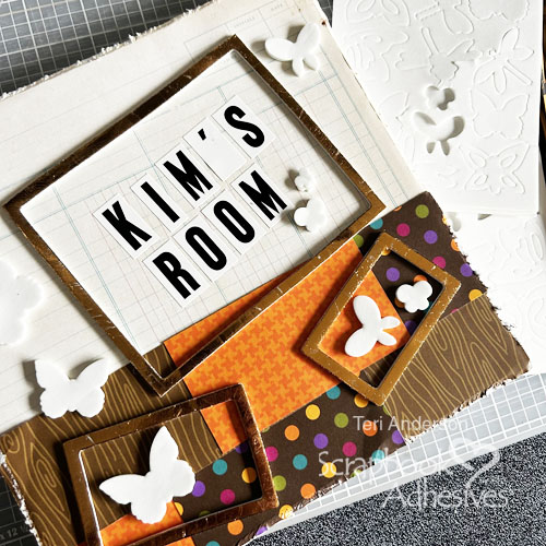 Personalized Canvas Home Decor by Teri Anderson for Scrapbook Adhesives by 3L
