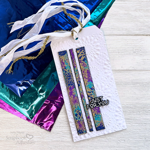 Just for You Emboss + Foil Tag by Judy Hayes for Scrapbook Adhesives by 3L