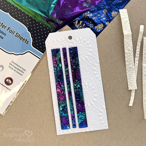 Just for You Emboss + Foil Tag by Judy Hayes for Scrapbook Adhesives by 3L