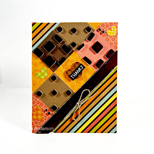 Fall Thank You Card by Teri Anderson for Scrapbook Adhesives by 3L 