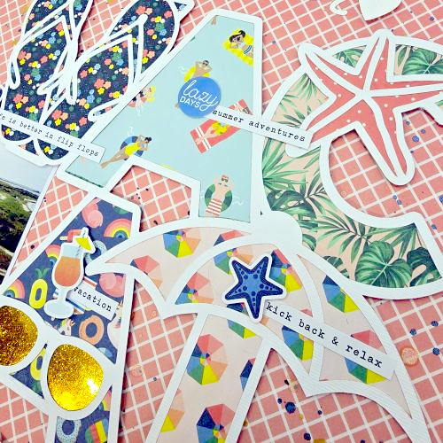 Summer Vacation Layout by Kristin Rizzo for Scrapbook Adhesives by 3L