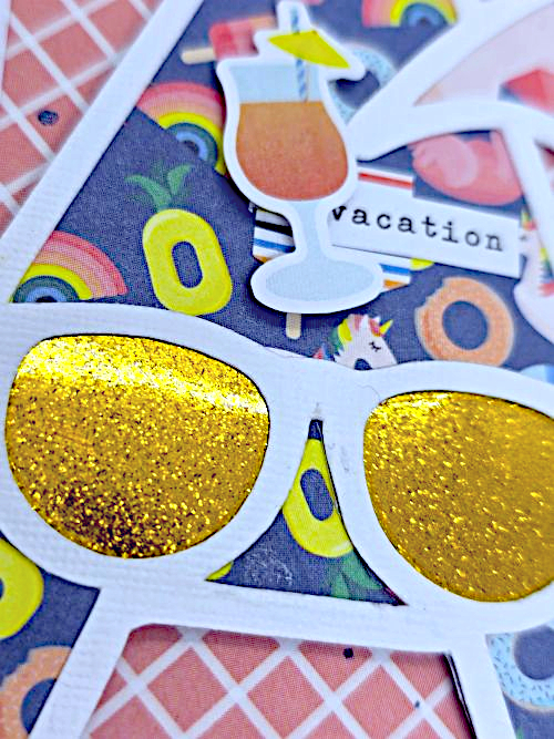 Summer Vacation Layout by Kristin Rizzo for Scrapbook Adhesives by 3L