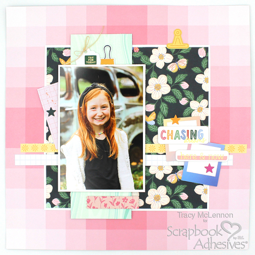 Mixed Pattern Layout by Tracy McLennon for Scrapbook Adhesives by 3L