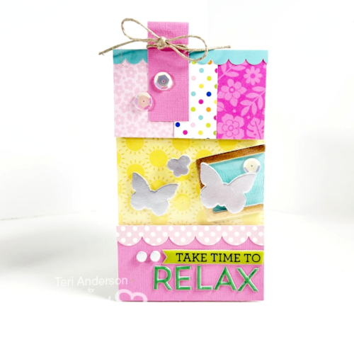 Take Time to Relax Tag  by Teri Anderson for Scrapbook Adhesives by 3L 