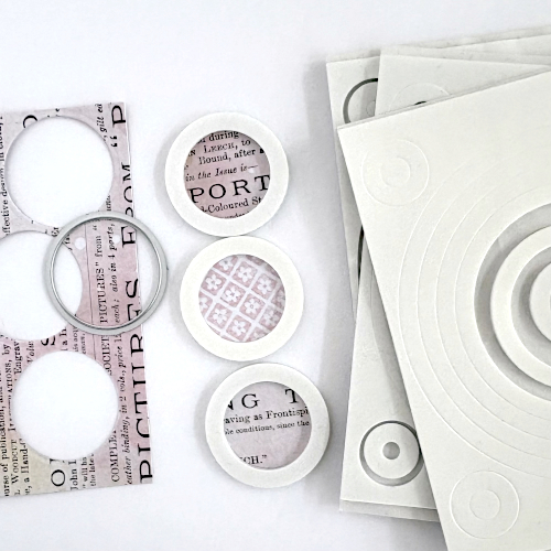 Oh Hello Circle Card by Margie Higuchi for Scrapbook Adhesives by 3L 