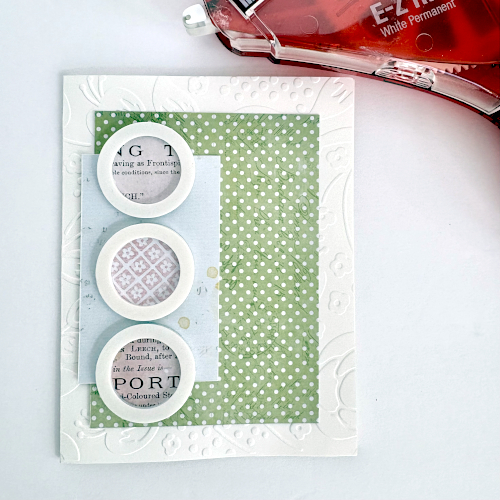 Oh Hello Circle Card by Margie Higuchi for Scrapbook Adhesives by 3L 
