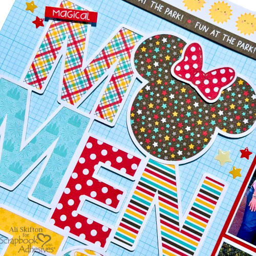 Magical Moments Layout by Ali Skifton for Scrapbook Adhesives by 3L 