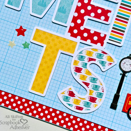 Magical Moments Layout by Ali Skifton for Scrapbook Adhesives by 3L 