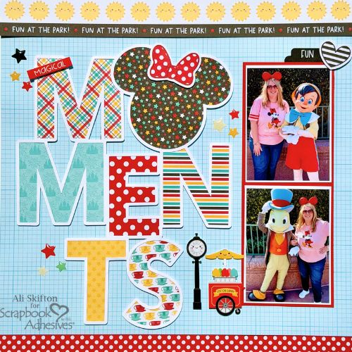 Magical Moments Layout by Ali Skifton for Scrapbook Adhesives by 3L 