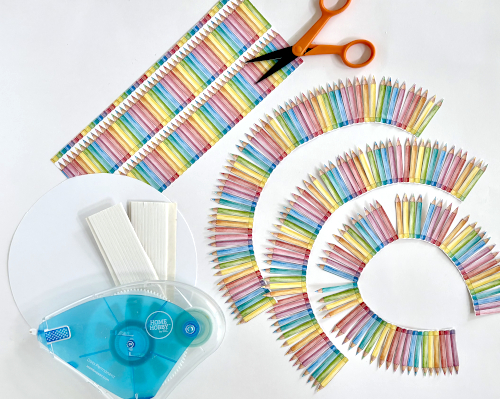 School Days Shaker Layout by Margie Higuchi for Scrapbook Adhesives by 3L 
