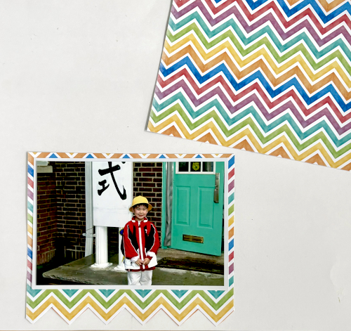 School Days Shaker Layout by Margie Higuchi for Scrapbook Adhesives by 3L 