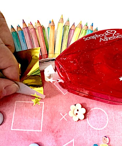 School Days Shaker Layout by Margie Higuchi for Scrapbook Adhesives by 3L 
