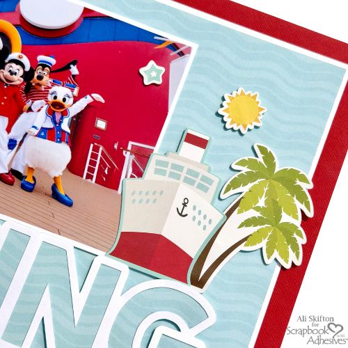 Cruising with the Mouse Shaker Layout by Ali Skifton for Scrapbook Adhesives by 3L