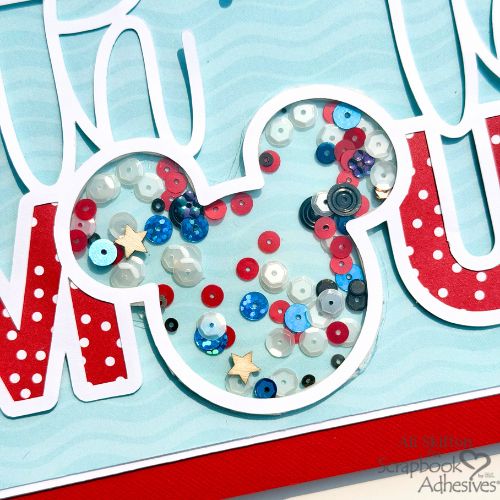Cruising with the Mouse Shaker Layout by Ali Skifton for Scrapbook Adhesives by 3L