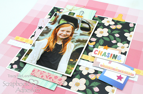 Mixed Pattern Layout by Tracy McLennon for Scrapbook Adhesives by 3L