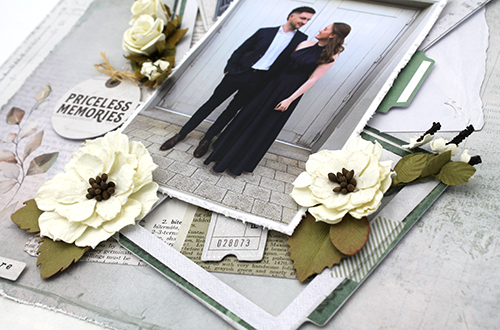 Priceless Memories Layered Layout by Tracy McLennon for Scrapbook Adhesives by 3L
