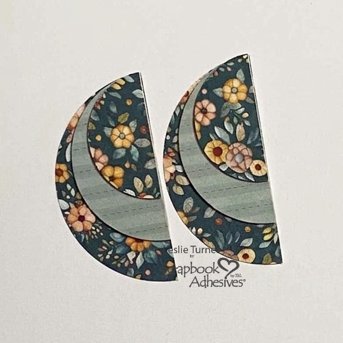 Swirly Circles Thank You Card by Leslie Turner for Scrapbook Adhesives by 3L