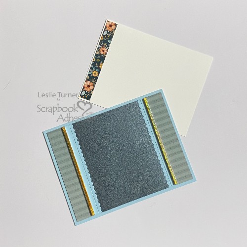 Swirly Circles Thank You Card by Leslie Turner for Scrapbook Adhesives by 3L