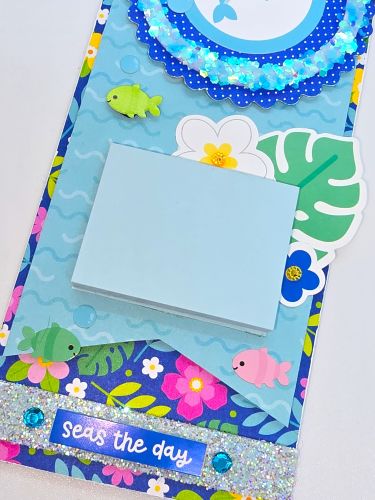 Magnetic Post It Note Holder by Kristin Rizzo for Scrapbook Adhesives by 3L 