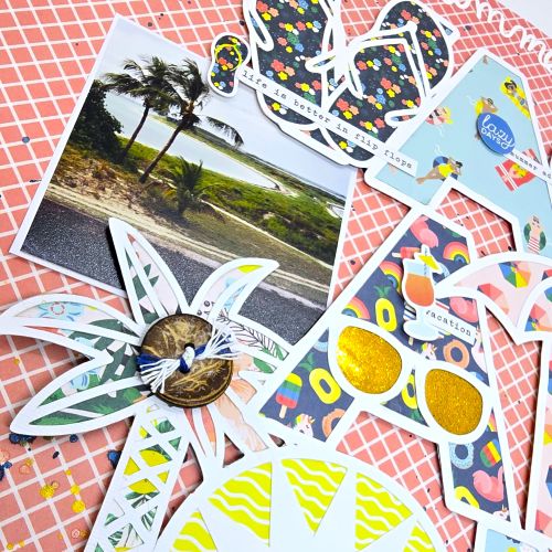 Summer Vacation Layout by Kristin Rizzo for Scrapbook Adhesives by 3L
