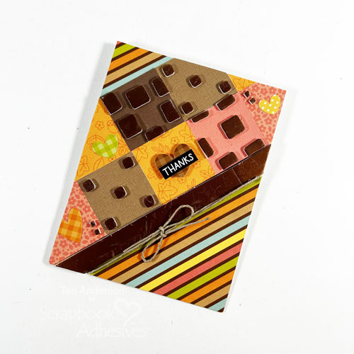 Fall Thank You Card by Teri Anderson for Scrapbook Adhesives by 3L 