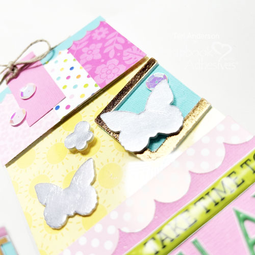 Take Time to Relax Tag  by Teri Anderson for Scrapbook Adhesives by 3L 