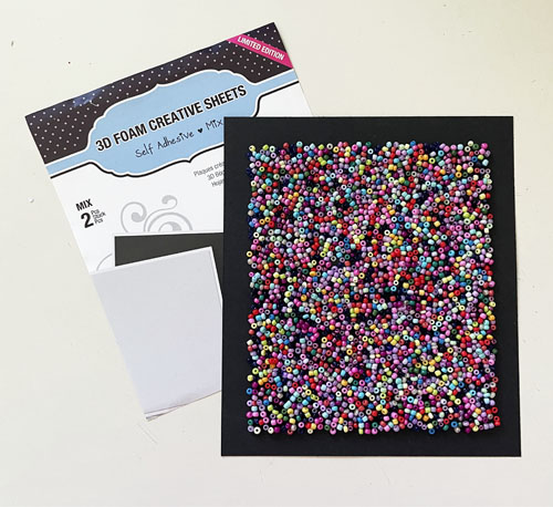 Colorful Beaded Card by Yvonne van de Grijp for Scrapbook Adhesives by 3L 
