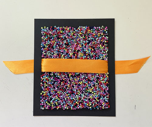 Colorful Beaded Card by Yvonne van de Grijp for Scrapbook Adhesives by 3L 