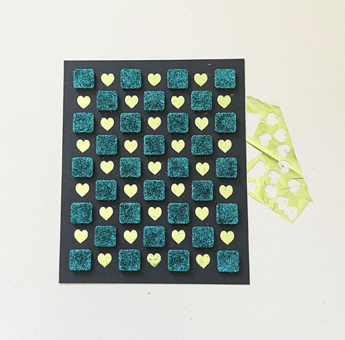 Small Things with Great Love Glittered Card by Yvonne van de Grijp for Scrapbook Adhesives by 3L 