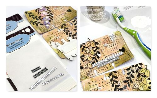 Rolodex Index Card Art by Connie Mercer for Scrapbook Adhesives by 3L