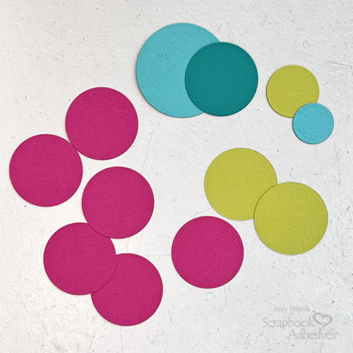 Funky Flower Birthday Greetings by Judy Hayes for Scrapbook Adhesives by 3L 