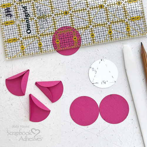 Funky Flower Birthday Greetings by Judy Hayes for Scrapbook Adhesives by 3L 