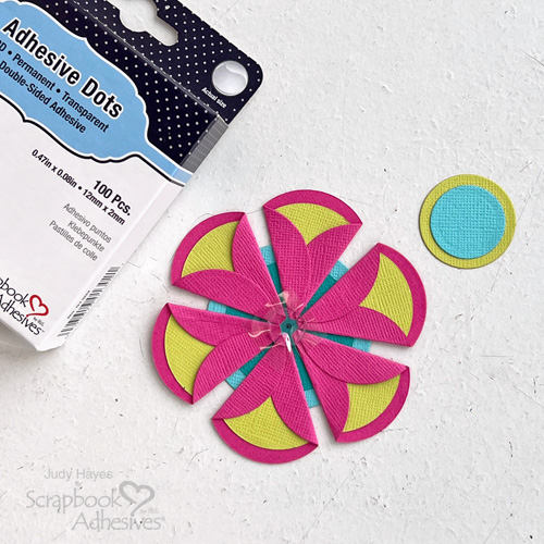 Funky Flower Birthday Greetings by Judy Hayes for Scrapbook Adhesives by 3L 