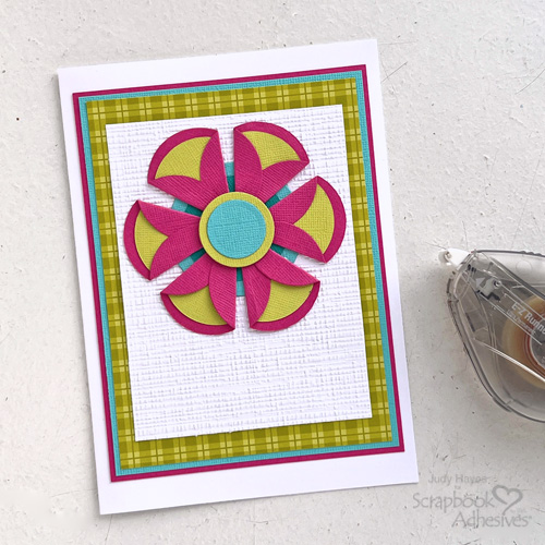 Funky Flower Birthday Greetings by Judy Hayes for Scrapbook Adhesives by 3L 