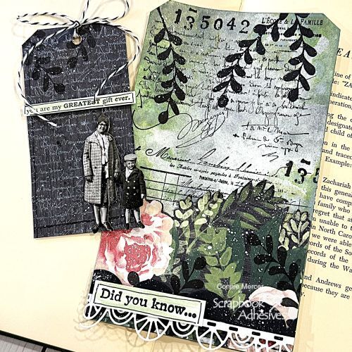 Greatest Gift Pocket Tag by Connie Mercer for Scrapbook Adhesives by 3L