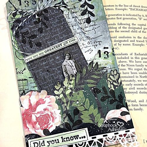 Greatest Gift Pocket Tag by Connie Mercer for Scrapbook Adhesives by 3L