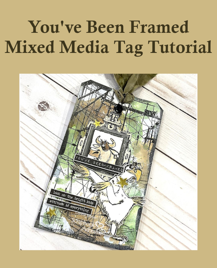You've Been Framed Tag by Connie Mercer for Scrapbook Adhesives by 3L Pinterest