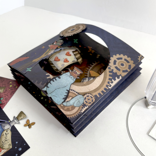 Wonder World Tunnel Card by Margie Higuchi for Scrapbook Adhesives by 3L