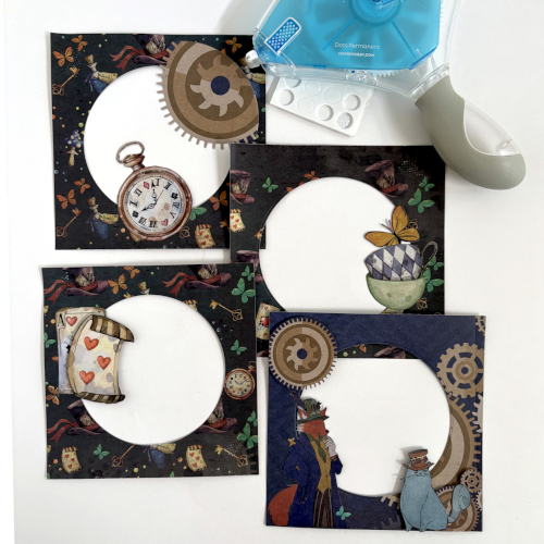 Wonder World Tunnel Card by Margie Higuchi for Scrapbook Adhesives by 3L