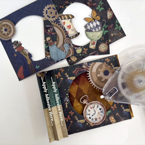 Wonder World Tunnel Card by Margie Higuchi for Scrapbook Adhesives by 3L