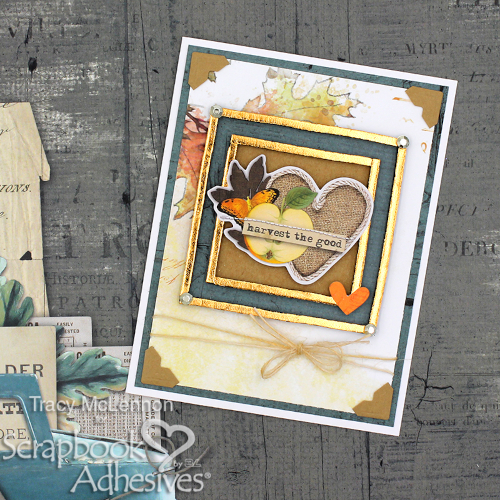 Gilded Frame Card by Tracy McLennon for Scrapbook Adhesives by 3L