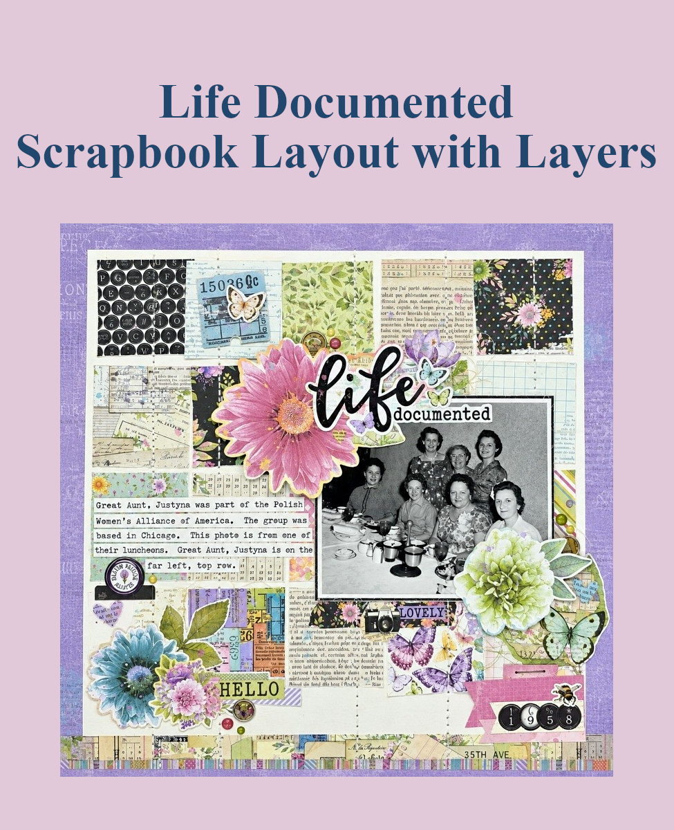 Life Documented Layout by Kristin Rizzo for Scrapbook Adhesives by 3L Pinterest 
