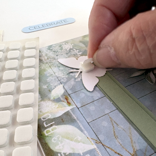 Celebrate Framed Floral Card by Margie Higuchi for Scrapbook Adhesives by 3L
