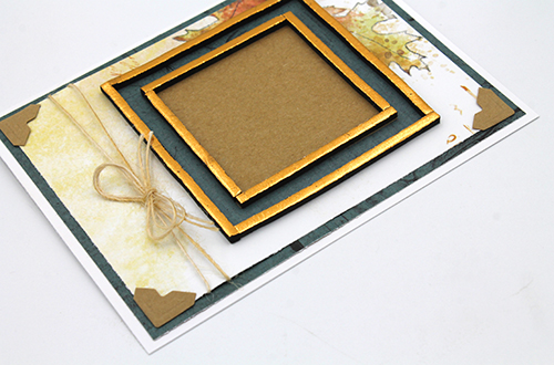 Gilded Frame Card by Tracy McLennon for Scrapbook Adhesives by 3L